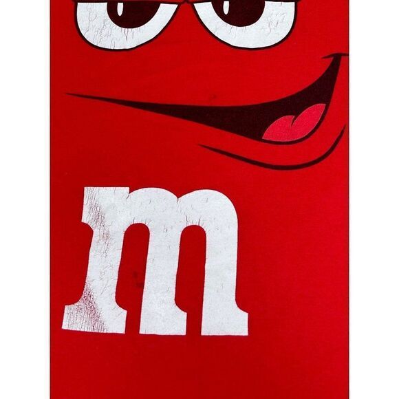 M&M's Chocolate Candy T-Shirt Red XL - Picture 6 of 9